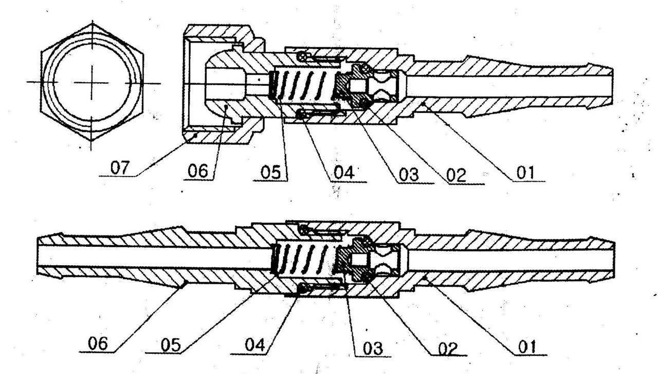 Клапан обратный пропановый, ацетиленовый для газового шланга КО-Г-30 КРАСС  2855576 купить в Москве в интернет магазине ABC: цены, большой каталог,  новинки